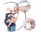 Breathable Multi-Functional Baby Carrier and Waist Seat
