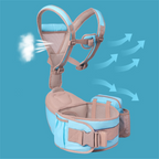Multi-Functional Baby Carrier and Waist Seat