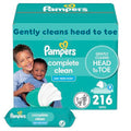 Pampers Baby Clean Wipes Baby Fresh Scented Baby Wipes 216 Baby Wipes Total (3 Flip-Top Packs)